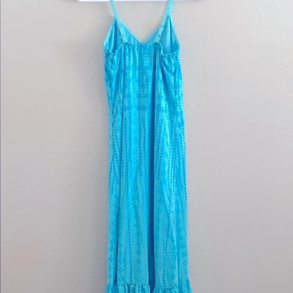 Y2K vintage Abercrombie & Fitch turquoise maxi dress - Picture 8 of 9